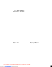 AEG LAVAMAT 52840 User Manual
