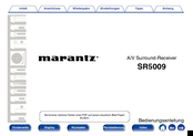 Marantz SR5009 Instruction Manual
