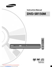 Samsung DVD-SR150M Instruction Manual