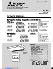 Mitsubishi Electric PCA-RP100GA Service Manual
