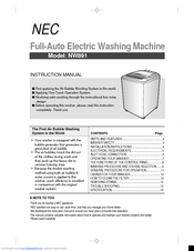 NEC NW891 Instruction Manual