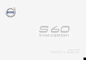 Volvo 2016 s60 inscription Owner's Manual
