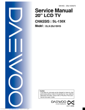 Daewoo DLX-20J1BHS Service Manual