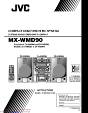JVC MX-WMD90 Instruction Manual