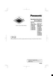 Panasonic S-140PU1R5 Operating Instructions Manual