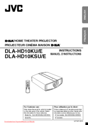 JVC DLA-HD10KU/E Instructions Manual