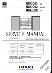 Aiwa NSX-D23 Service Manual