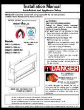 Heat & Glo MEZZO-1600-AU Installation Manual