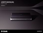 D-Link DGS-2208 - Desktop Switch User Manual