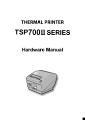 Star Micronics TSP700II Series Hardware Manual
