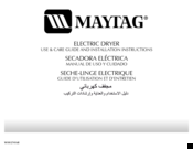 Maytag pav2300agw Use & Care Manual And Installation Instructions