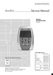 Grundig NOCTUS SC 9100 DCF RDS Service Manual