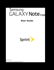 Samsung Galaxy Note Edge User Manual