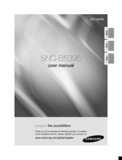 Samsung SNC-B5395 User Manual