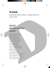 D-Link DSL-27141B Quick Installation Manual