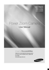 Samsung SCC-C4255P User Manual