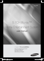 Samsung HT-E3500 User Manual