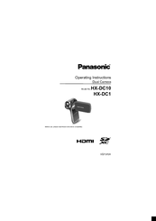 Panasonic Viera HX-DC10 Operating Instructions Manual
