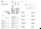 Samsung DB22D Quick Setup Manual
