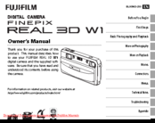 FujiFilm FinePix REAL 3D W1 Owner's Manual