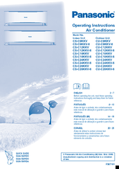 Panasonic CS-C9KKV-6 Operating Instructions Manual