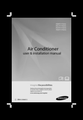 Samsung AQ09T Series User & Installation Manual