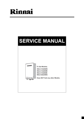 Rinnai REU-V1620WG Service Manual