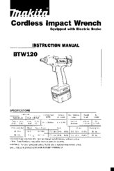 Makita BlW120 Instruction Manual