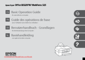 Epson Stylus Office BX325FW WorkForce 525 Basic Operation Manual