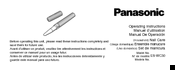 Panasonic ES-WC30 Operating Instructions Manual