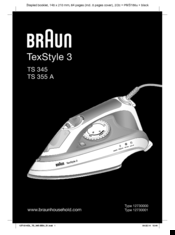 Braun TexStyle 3 Manual
