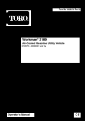 Toro Workman 2100 Operator's Manual