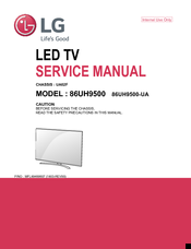 LG 86UH9500 Service Manual