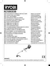 Ryobi RLT430CESB Operator's Manual