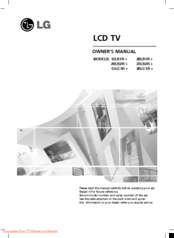 LG 20LS1R Series Owner's Manual