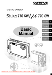 Olympus Stylus 770 SW Basic Manual