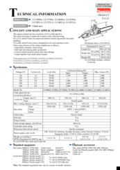 Makita UC3550A Technical Information