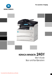 Konica Minolta 240f User Manual
