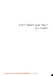 Dell 1350CNW User Manual