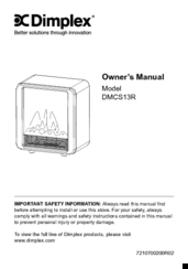 Dimplex DMCS13R Owner's Manual