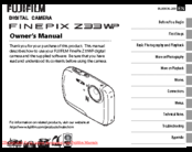 FujiFilm FinePix Z33WP Owner's Manual