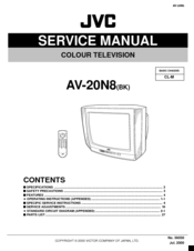 JVC AV-21F8 Service Manual