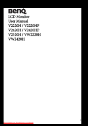 BenQ V2320H User Manual