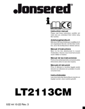 Jonsered LT2113CM Instruction Manual