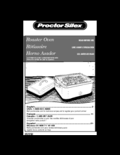 Proctor-Silex 840161601 Read Before Use