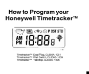 Honeywell CL600A-1001 Program Manual
