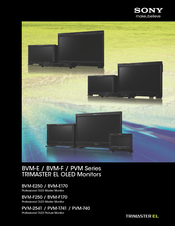 Sony BMV-F170 Manual