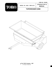 Toro 44501 Operator's Manual