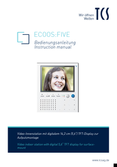 TCS ECOOS:FIVE Instruction Manual