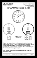 La Crosse Technology 404-1235UA-SS Instruction Manual